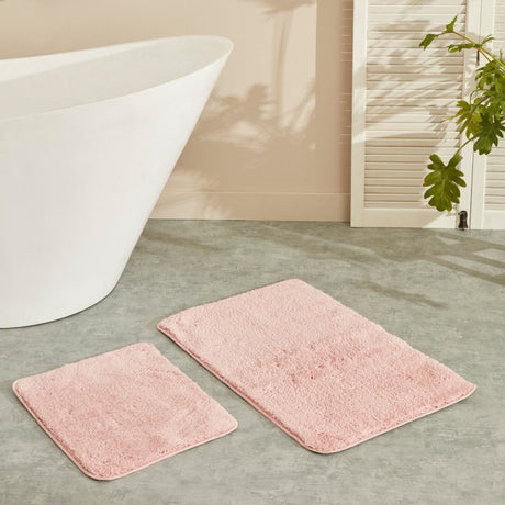 Karaca Home Connel Doormat Set in Pink - TryAladdin