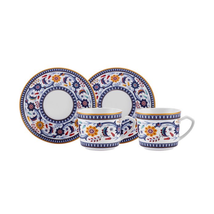 Karaca Linden 2 - Person Coffee Cup Set - TryAladdin