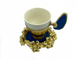 Lavina | Turkish Coffee Cup With Flower Design - TryAladdin