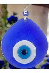 Blue Nazar Beaded Transparent Drop Pattern Handmade Wall Ornament - TryAladdin