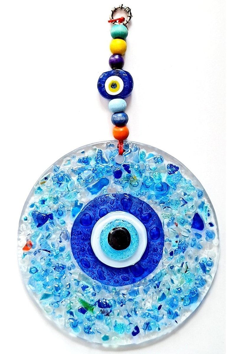 Blue Nazar Beaded Wall Ornament - TryAladdin