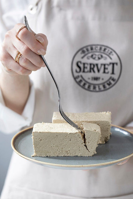 Servet | Plain Fresh Tahini Halva - Sugar Free - TryAladdin